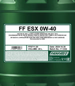 Fanfaro 6711 ESX 0W-40 Motorolie - 20 Liter