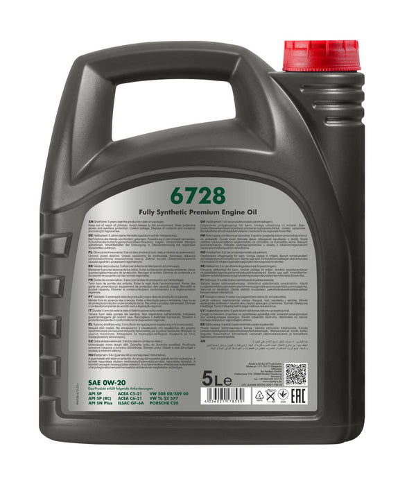 Fanfaro 6728 0W-20 Motorolie - 5 Liter