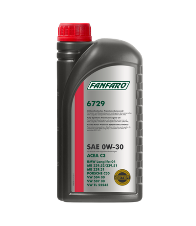 Fanfaro 0W-30 Vol Synthetische Motorolie - 5 Liter