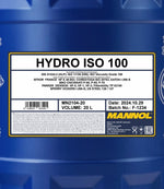 Mannol 2104 Hydro ISO 100 Hydrauliekolie - 20 Liter