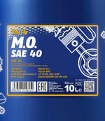 Mannol 3104 M.O. SAE 40 Hydrauliekolie - 10 Liter