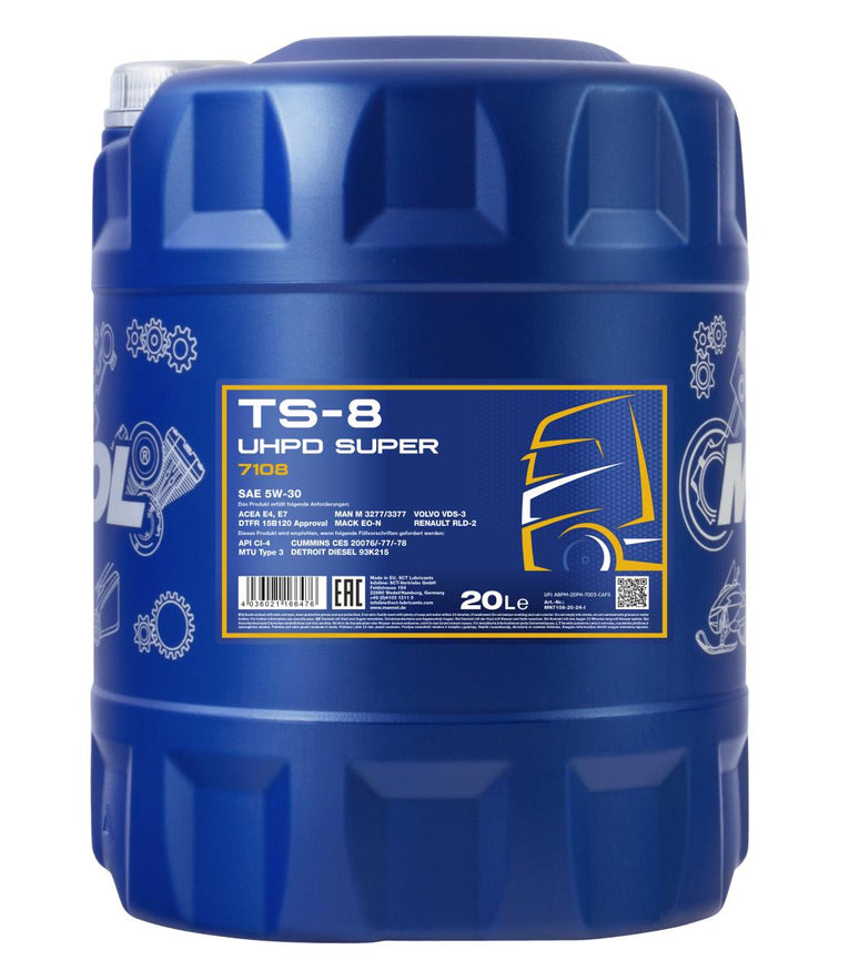 Mannol 7108 TS-8 UHPD 5W-30 Super Motorolie - 20 Liter
