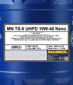 Mannol 7109 TS-9 PRO 10W-40 Motorolie - 20 Liter