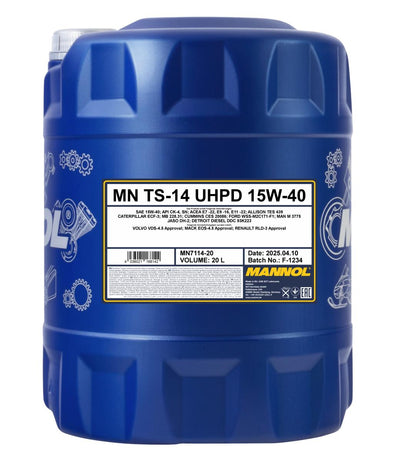 Mannol 7114 TS-14 UHPD 15W-40 Motorolie - 20 Liter