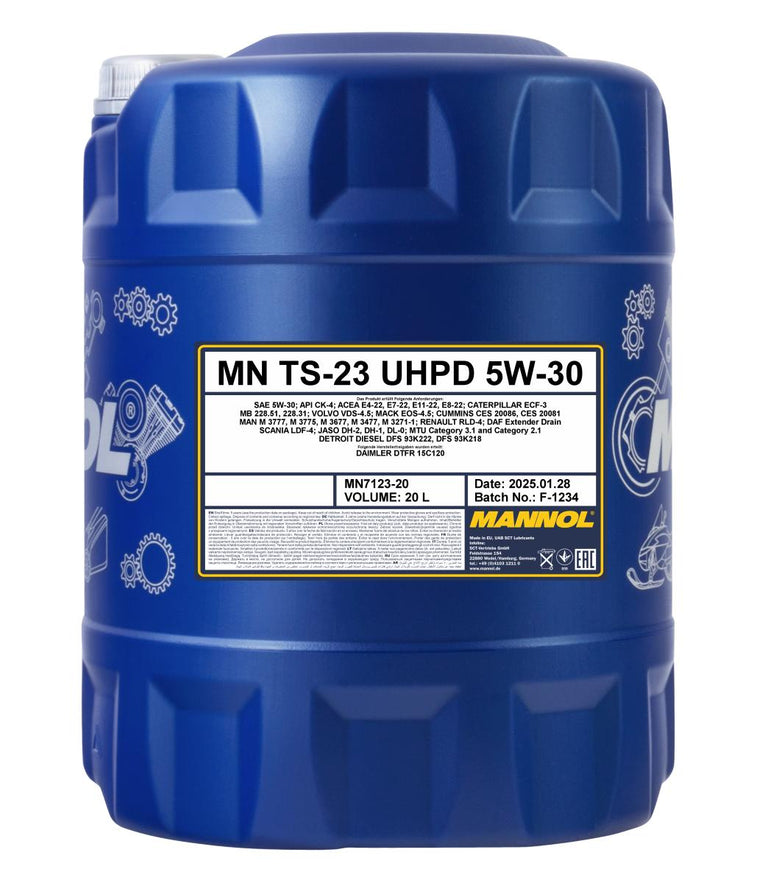 Mannol 7123 TS-23 UHPD 5W-30 Motorolie - 20 Liter