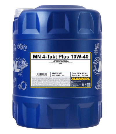 Mannol 7202 4-Takt Plus 10W-40 2-takt olie - 20 Liter