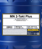 Mannol 7204 2-Takt Plus 2-takt olie - 20 Liter