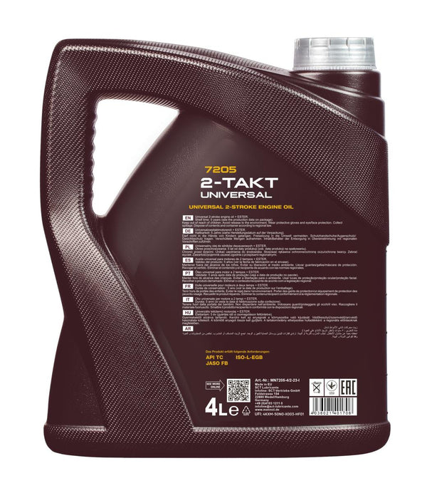 Mannol 7205 2-Takt Universal 2-takt olie - 4 Liter