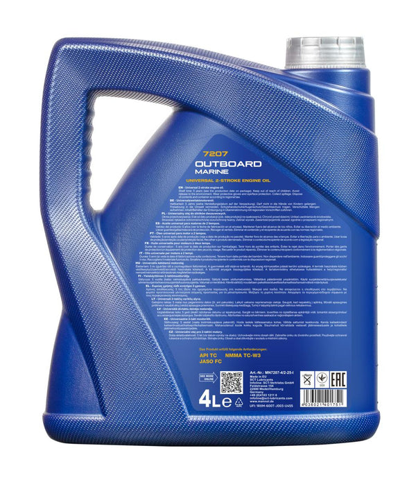 Mannol 7207 Outboard Marine Motorolie - 4 Liter