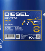 Mannol 7504 Diesel Extra 10W-40 Motorolie - 10 Liter