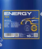Mannol 7511 Energy 5W-30 Motorolie - 10 Liter