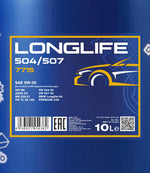 Mannol 7715 Longlife 504/507 5W-30 Motorolie - 10 Liter