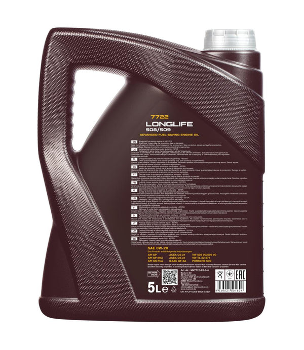 MANNOL 7722 Longlife 508/509 0W-20