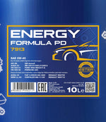 Mannol 7913 Energy Formula PD 5W-40 Motorolie - 10 Liter