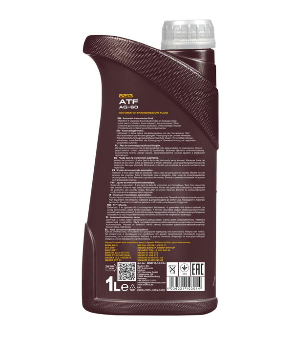 Mannol 8213 ATF AG 60 Versnellingsbakolie - 1 Liter
