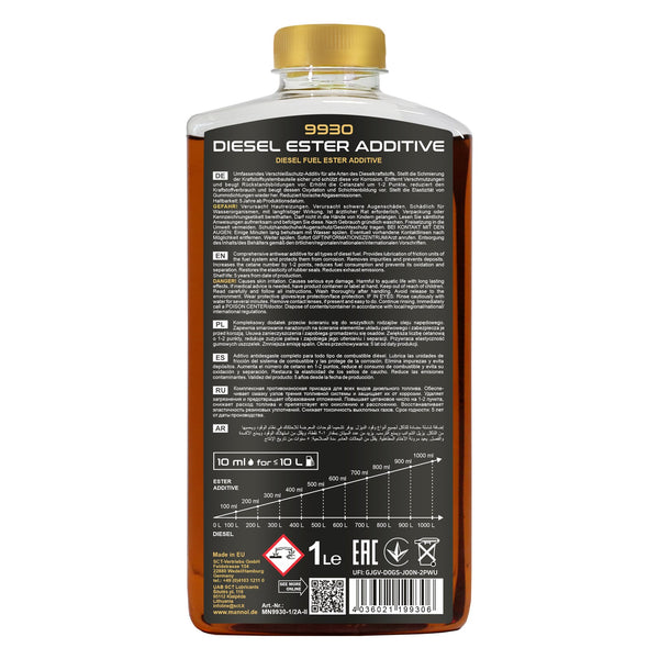 Mannol 9930 Diesel Ester Additief - 1 Liter