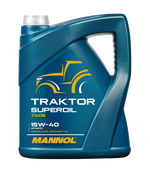 Mannol Traktor Superoil 15W40 - Minerale Olie Landbouw - 5 Liter