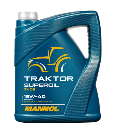 Mannol Traktor Superoil 15W40 - Minerale Olie Landbouw - 5 Liter