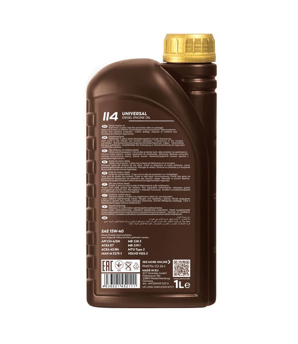 Pemco 114 15W-40 Motorolie - 1 Liter