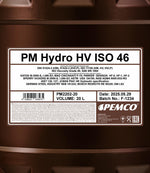 Pemco 2202 Hydro HV ISO 46 LONGLIFE Hydrauliekolie - 20 Liter
