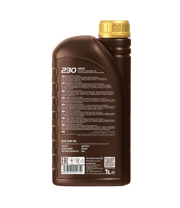 Pemco 230 10W-30 Motorolie - 1 Liter