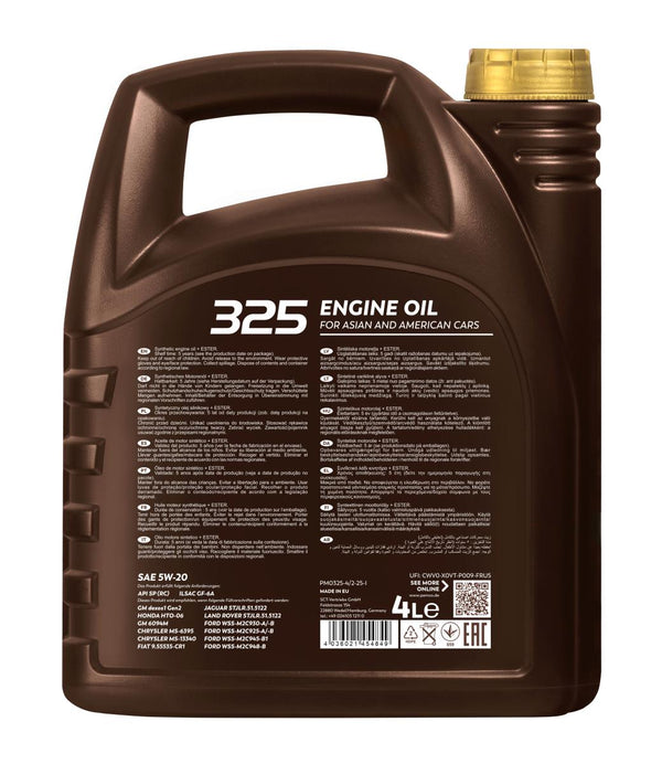 Pemco 325 5W-20 Motorolie - 4 Liter