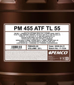 Pemco 455 ATF TL 55 Versnellingsbakolie - 20 Liter