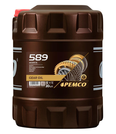 Pemco 589 80W-90 GL-5 Versnellingsbakolie - 20 Liter