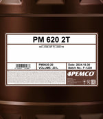 Pemco 620 API TC 2-takt olie - 20 Liter