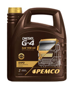 Pemco 704 Diesel G-4 SHPD 15W-40 Motorolie - 5 Liter