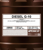 Pemco 710 Diesel G-10 UHPD 5W-40 Motorolie - 20 Liter