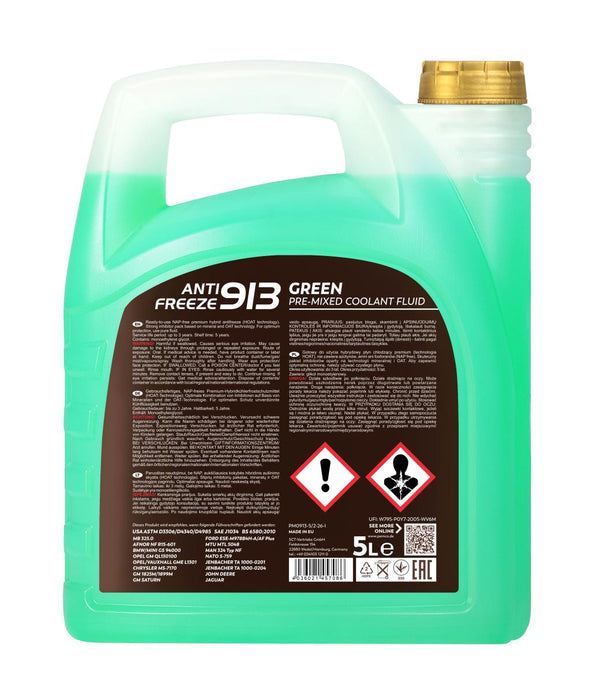 Pemco 913 Antifreeze (-40) Koelvloeistof - 5 Liter