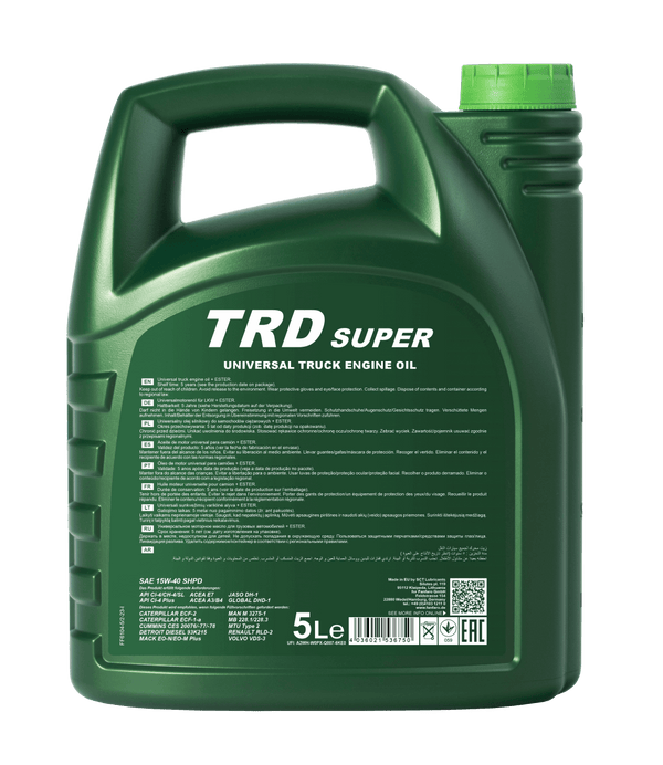 Fanfaro TRD Super SHPD | 15W40 Industriële vrachtwagen motorolie | 5 Liter - Oliereus