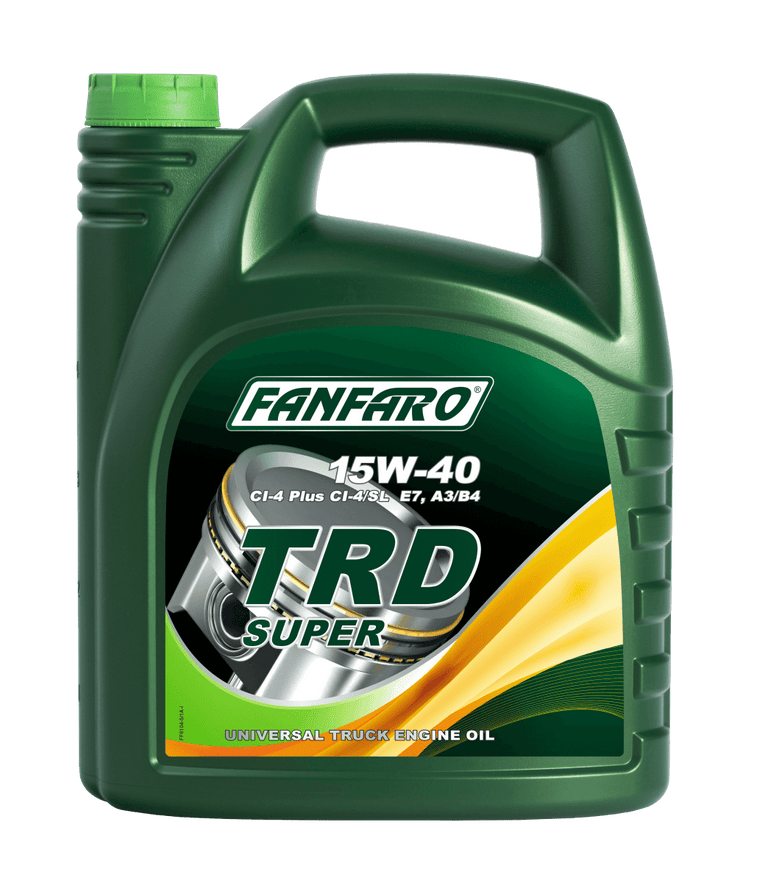 Fanfaro TRD Super SHPD | 15W40 Industriële vrachtwagen motorolie | 5 Liter