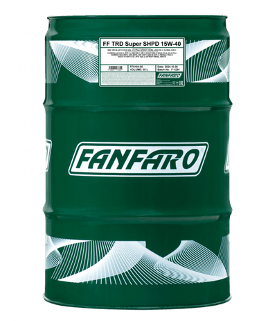 Fanfaro TRD Super SHPD , 15W40 Industriële vrachtwagen motorolie , 60 Liter - Oliereus