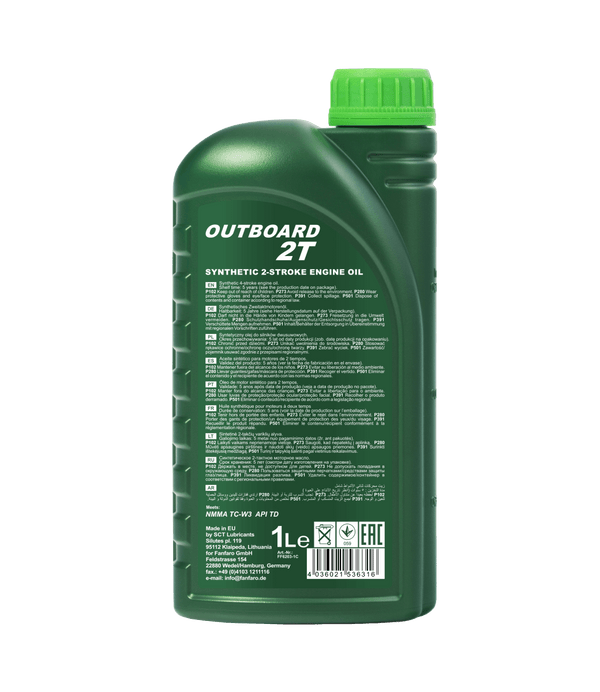 Fanfaro Outboard 2T | Buitenboordmotor 2 takt olie | 1 Liter