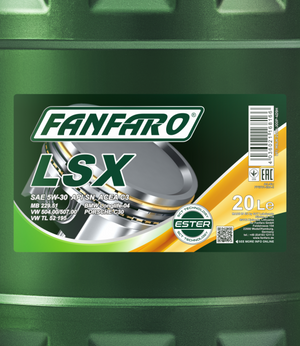 Fanfaro LSX | 5W30 | Vol Synthetische Motorolie | 20 Liter