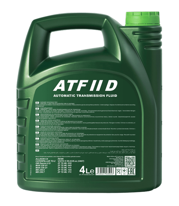Fanfaro ATF II D | Automatische versnellingsbak olie | 4 Liter