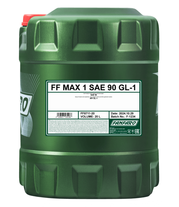 Fanfaro MAX 1 | SAE 90 Minerale versnellingsbak olie | 20 Liter