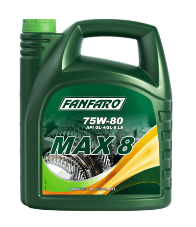 Fanfaro Max 8 , 80W90 Versnellingsbakolie GL-4/GL-5 LS , 5 Liter - Oliereus