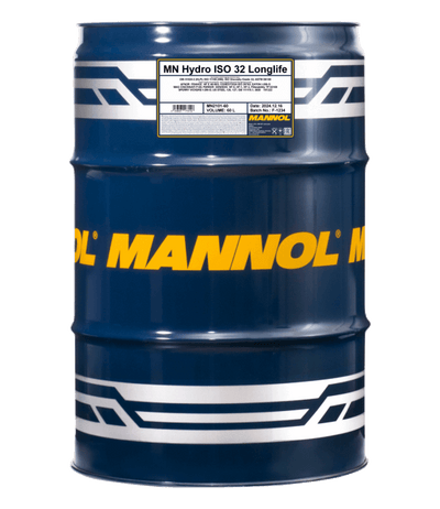 Mannol Hydro ISO 32 Longlife hydrauliek olie , 60 Liter - Oliereus