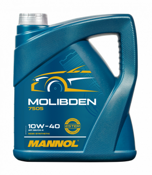 Mannol Molibden | 10W40 Semi Synthetische motorolie | 4 Liter