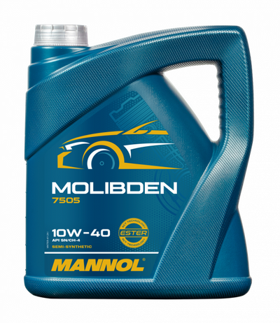 Mannol Molibden , 10W40 Semi Synthetische motorolie , 4 Liter - Oliereus
