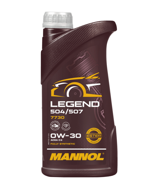 Mannol Legend 504/507 | 0W30 Vol Synthetische motorolie | 1 Liter