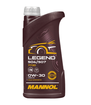 Mannol Legend 504/507 | 0W30 Vol Synthetische motorolie | 1 Liter