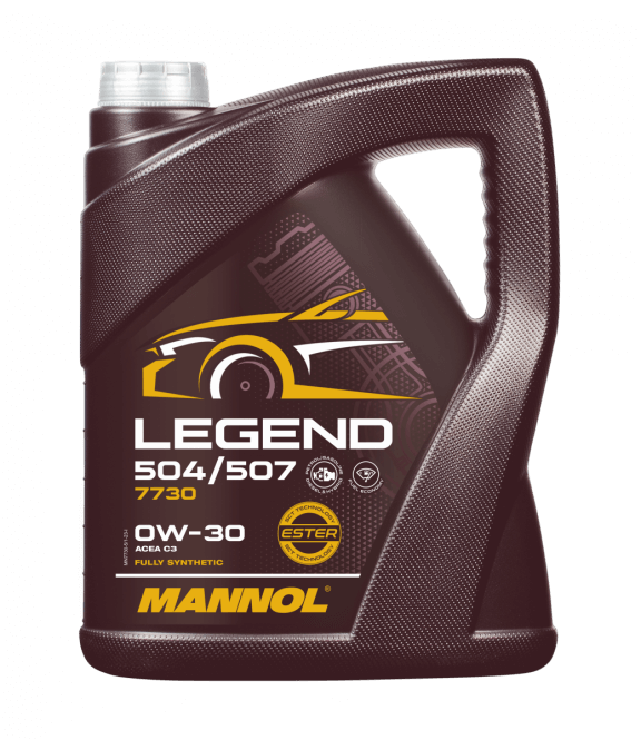 Mannol Legend 504/507 | 0W30 Vol Synthetische motorolie | 5 Liter