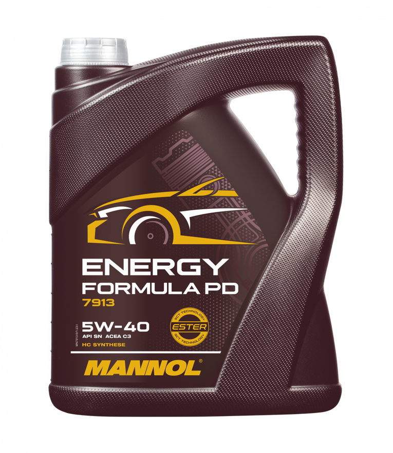 Mannol Energy Formula PD | 5W40 Vol Synthetische Motorolie | 5 Liter