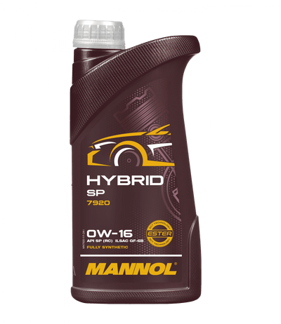 Mannol Hybrid SP , 0W16 Vol Synthetische motorolie , 1 Liter - Oliereus