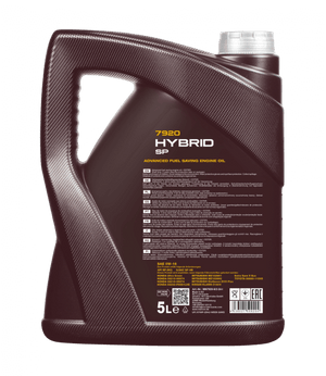 Mannol Hybrid SP | 0W16 Vol Synthetische motorolie | 5 Liter